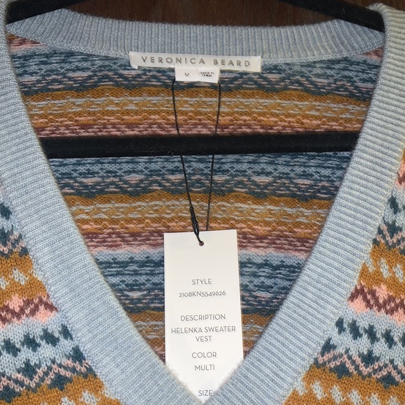 Veronica Beard Nwt New Sweater Vest 